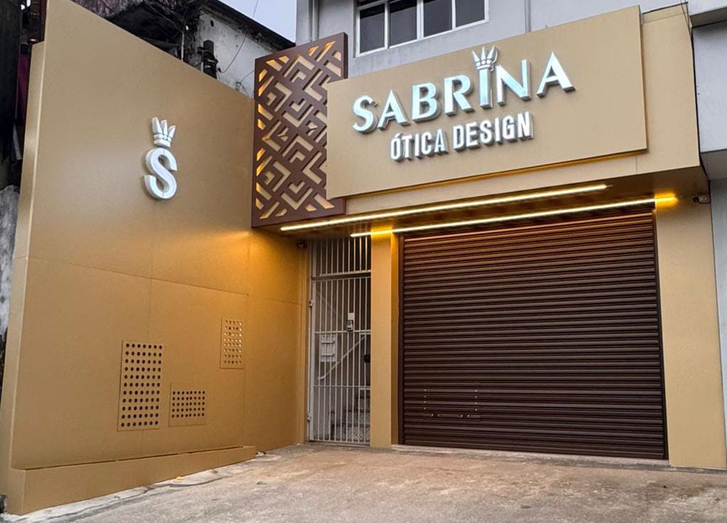 Comunicação visual Sabrina Ótica Design